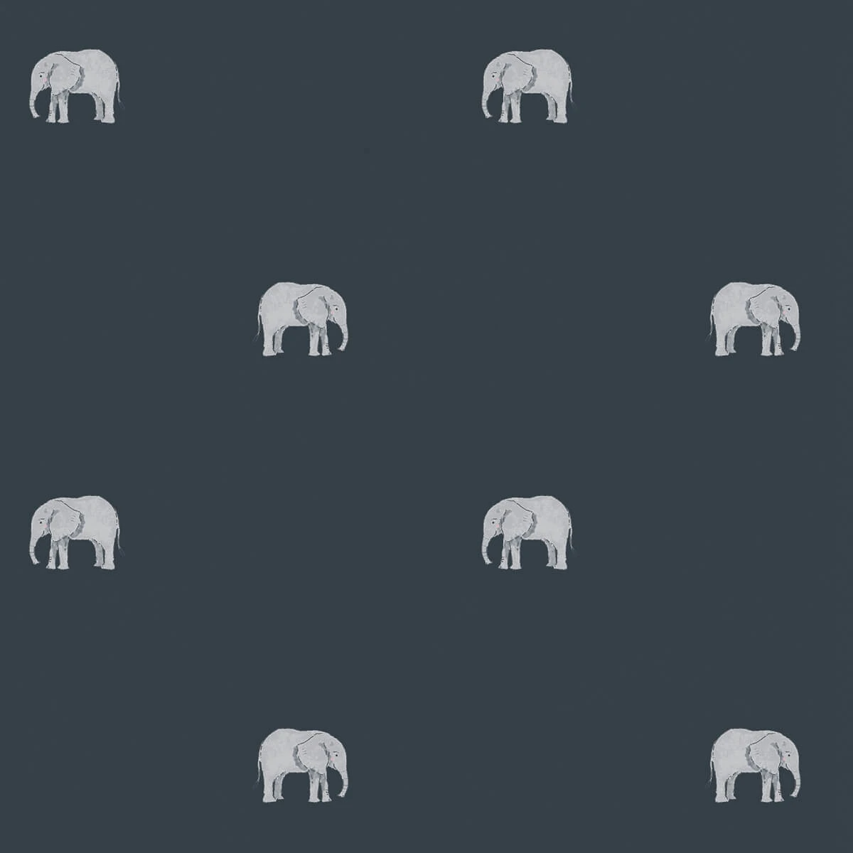 Elephant Deep Navy Made To Measure Roman Blind - Image 2