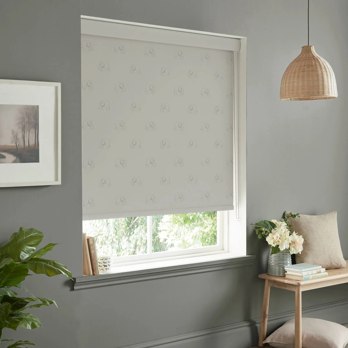 Elephant Slate Grey Made To Measure Roller Blind - Image 3