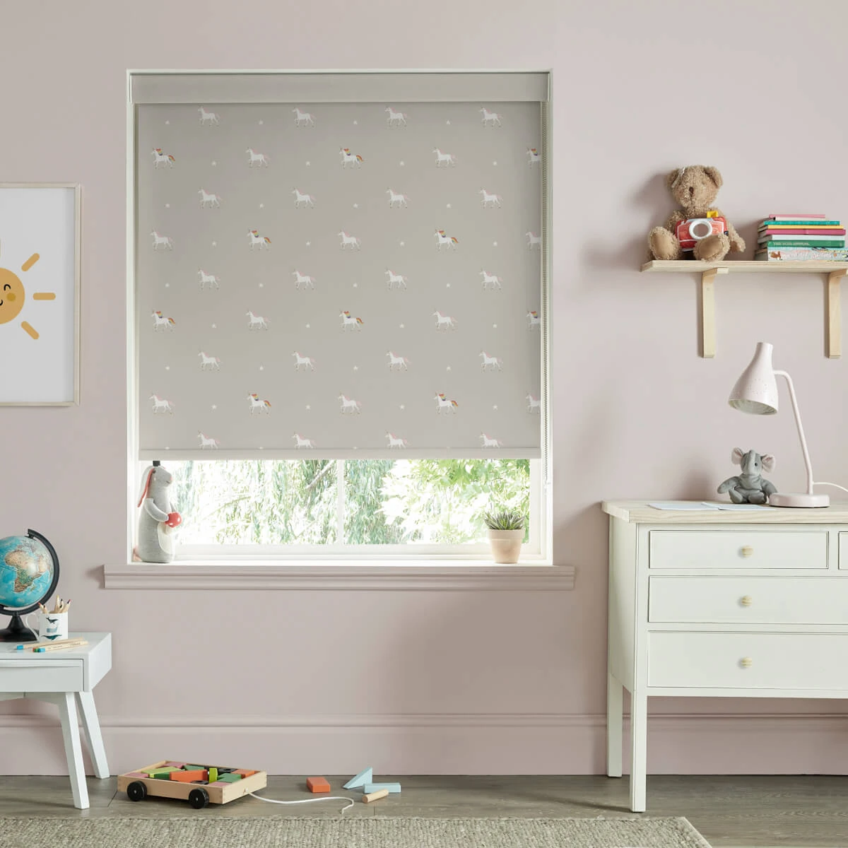 Unicorn Linen Made To Measure Roller Blind