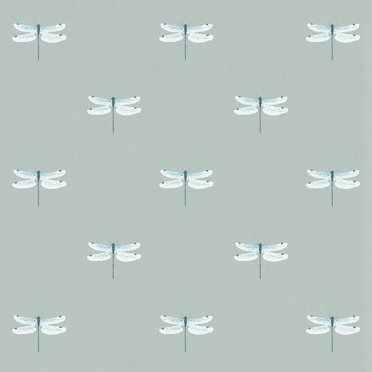 Dragonfly Grey Blue Made To Measure Roman Blind - Image 2