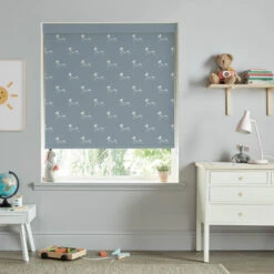 Fairground Ponies Teal Made To Measure Roller Blind