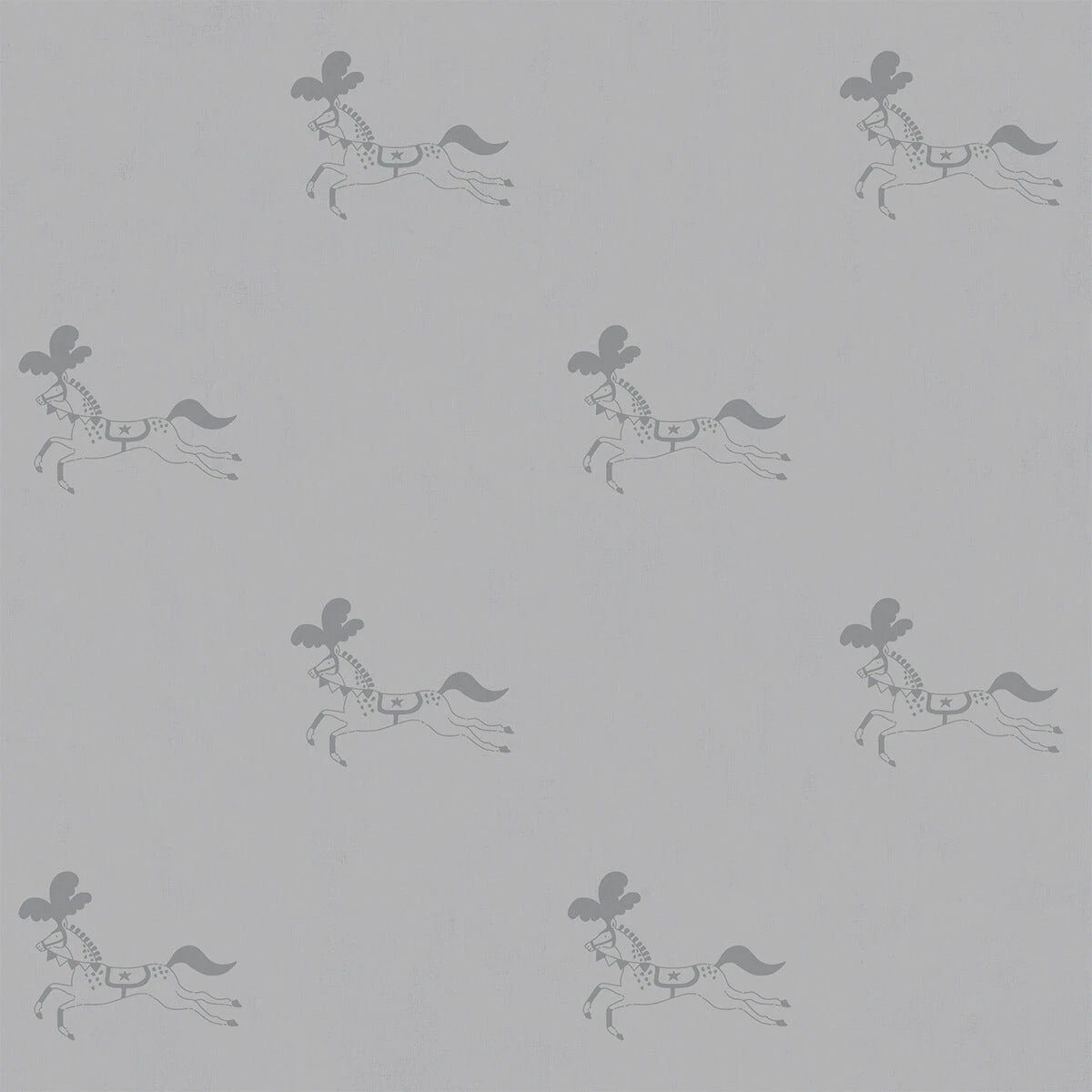 Fairground Ponies Warm Grey Made To Measure Roman Blind - Image 2