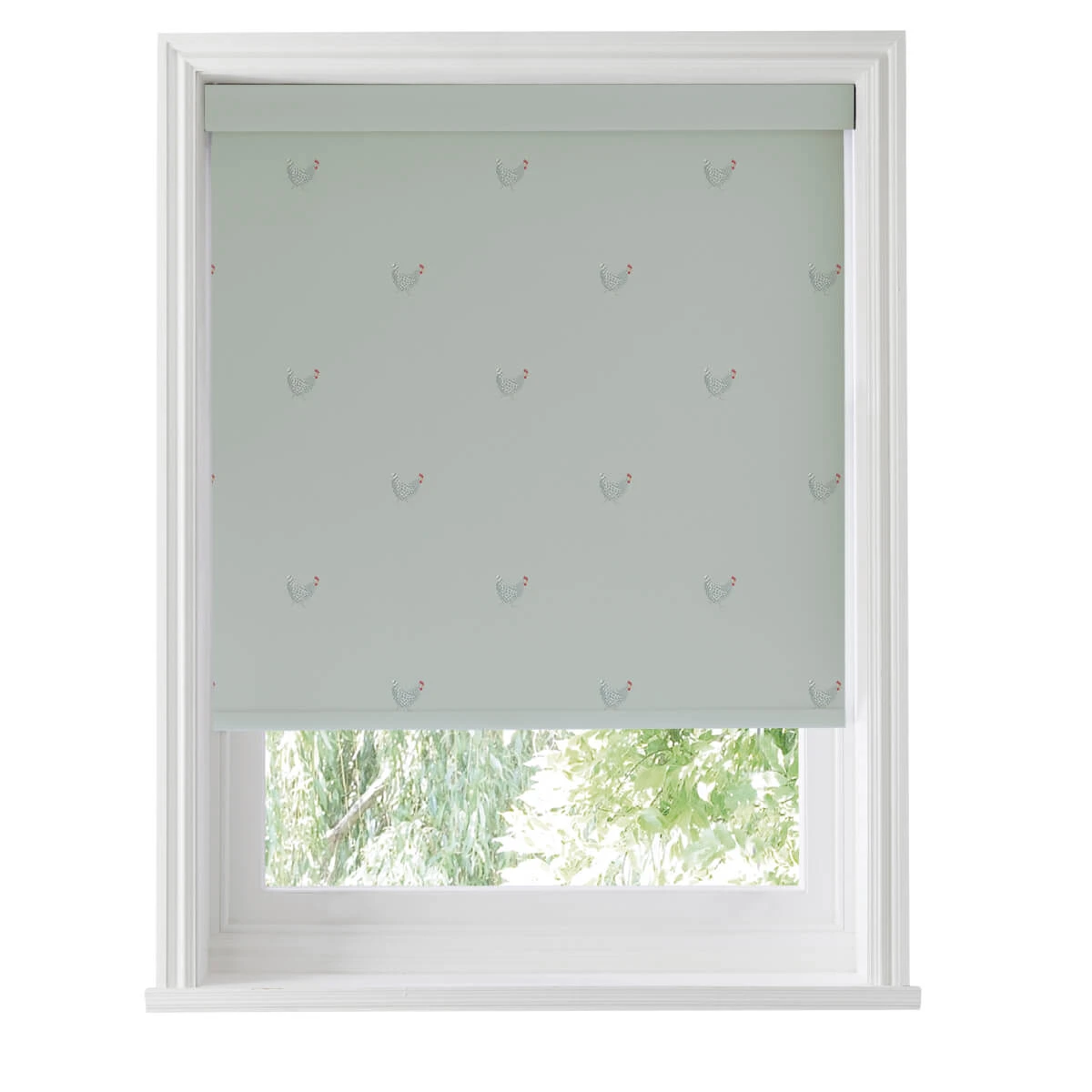 Chicken Sage Grey Made To Measure Roller Blind - Image 4