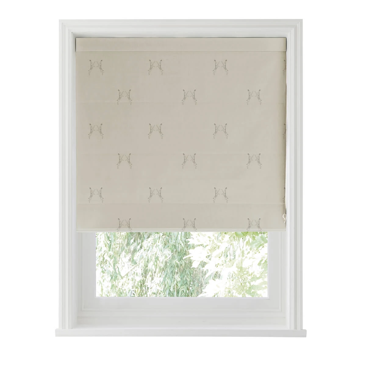 Boxing Hares Natural Made To Measure Roman Blind - Image 4