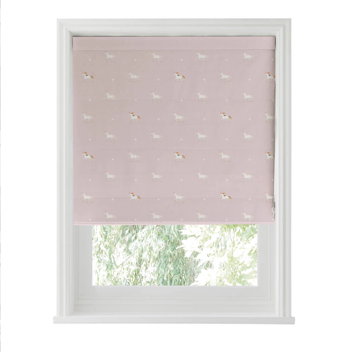 Unicorn Soft Pink Made To Measure Roman Blind - Image 4