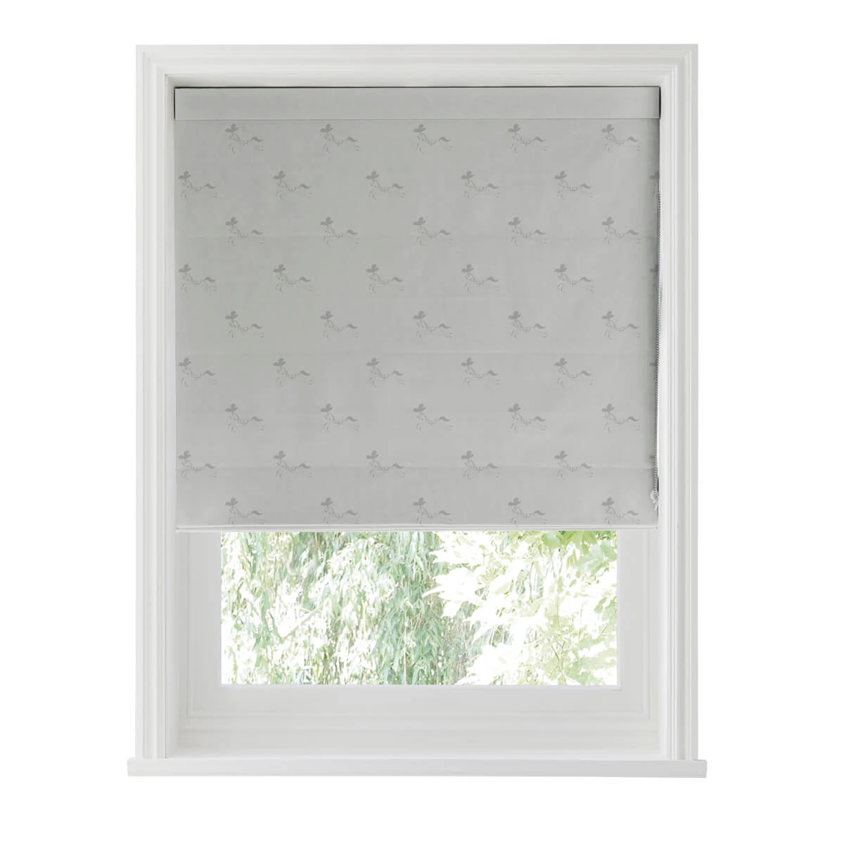 Fairground Ponies Warm Grey Made To Measure Roman Blind - Image 4