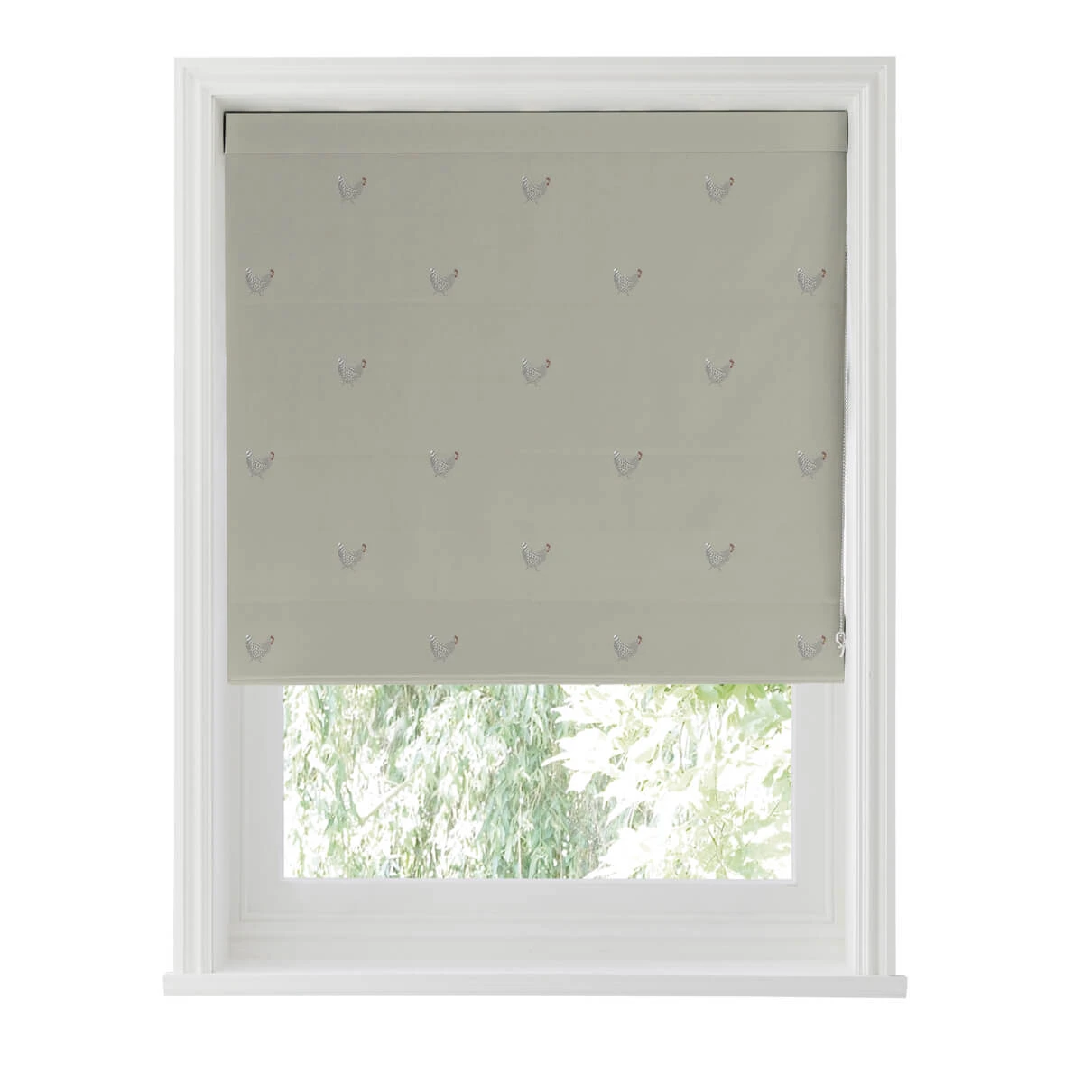 Chicken Natural Made To Measure Roman Blind - Image 3