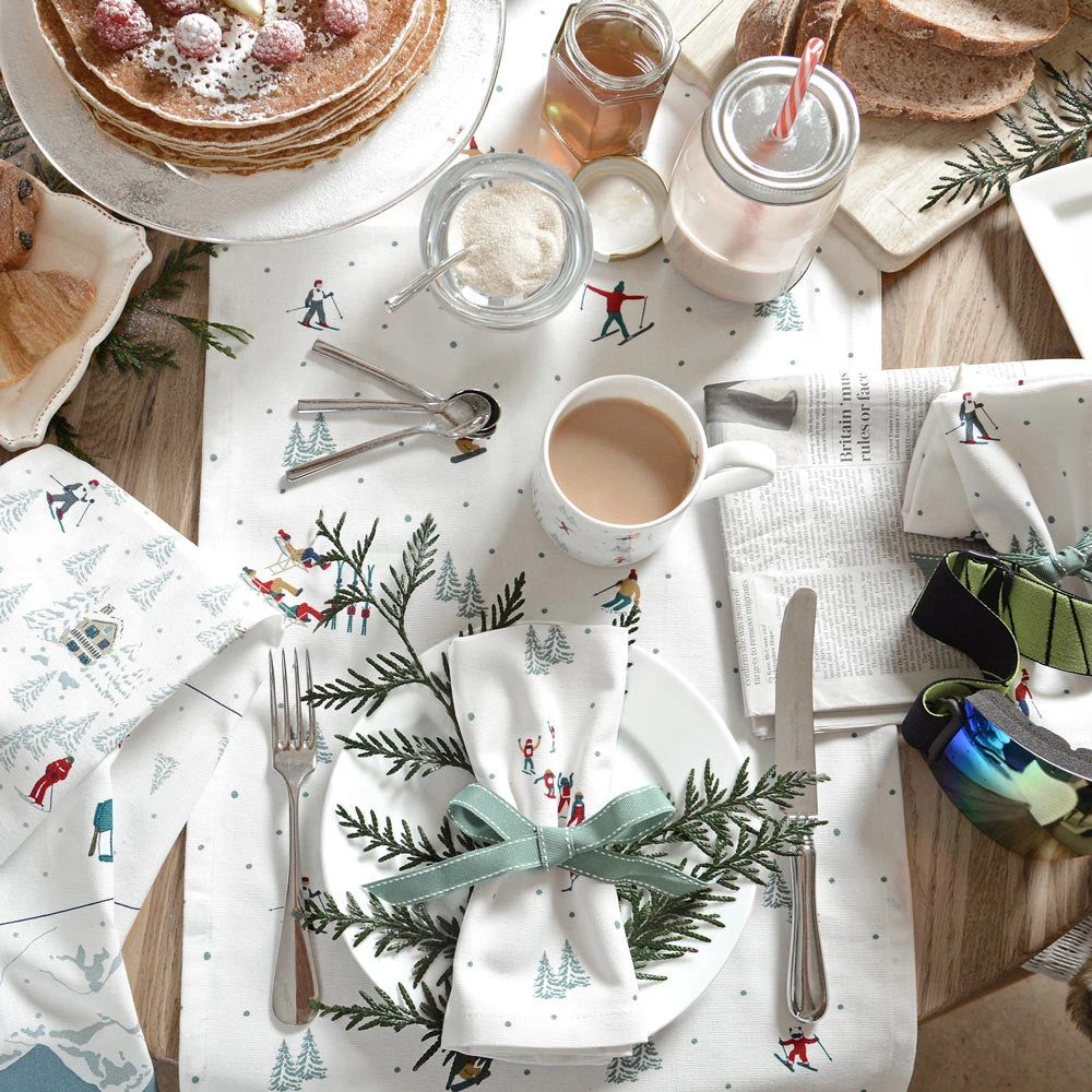 Skiing Table Runner - Image 2