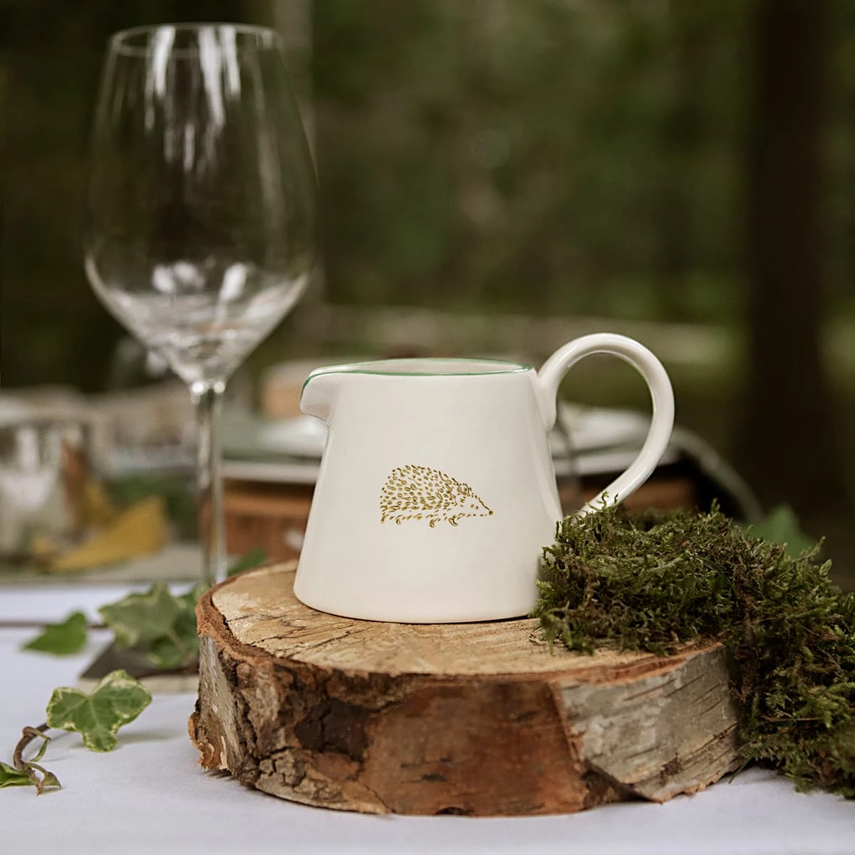 Hedgehogs Mini Stoneware Jug - Image 2