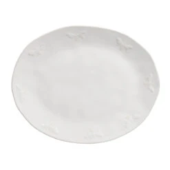 Bees Stoneware Serving Platter