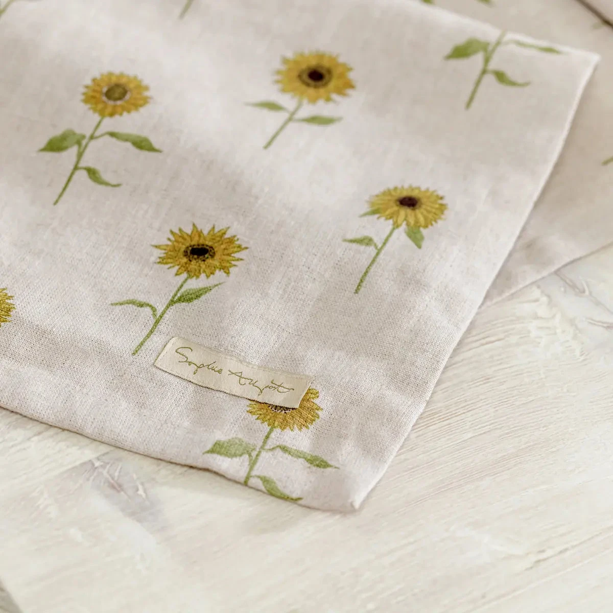 Sunflower Linen Table Runner - Image 3