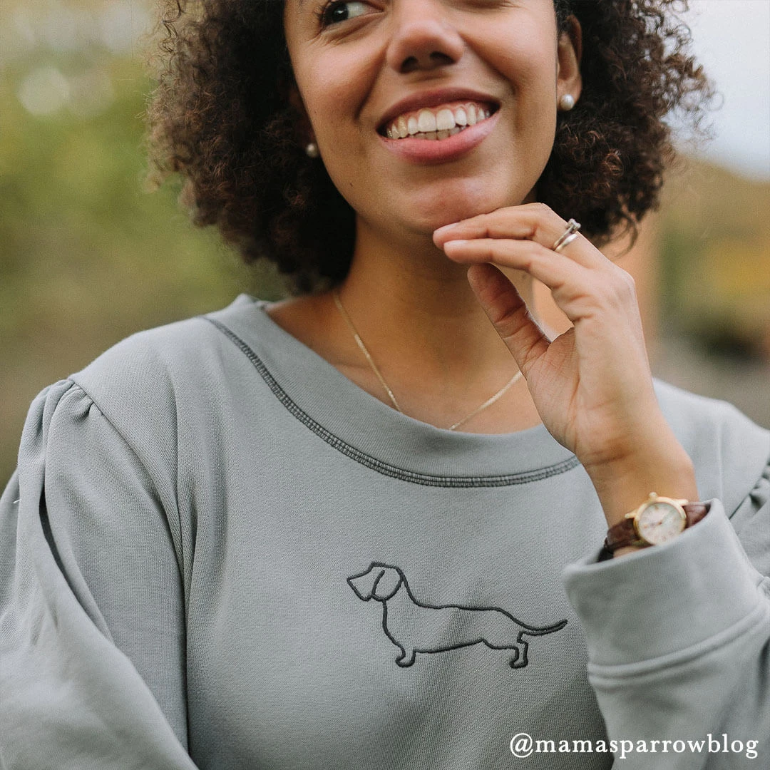 Dachshund Ladies Sweatshirt - Image 3