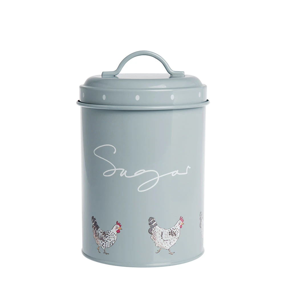 Chicken Sugar Storage Tin