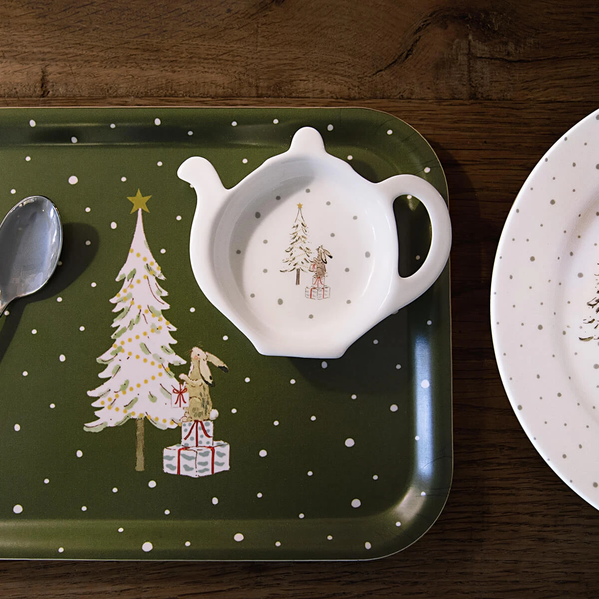 Festive Forest Serving Tray - Small - Image 4